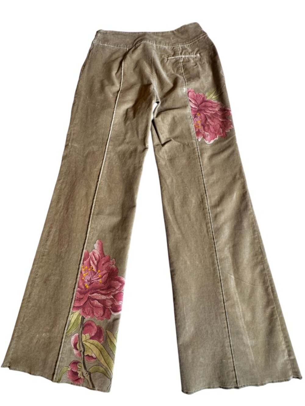Anthropologie Elevenses Floral Wide Leg Pants Size 8 - Picture 2 of 7